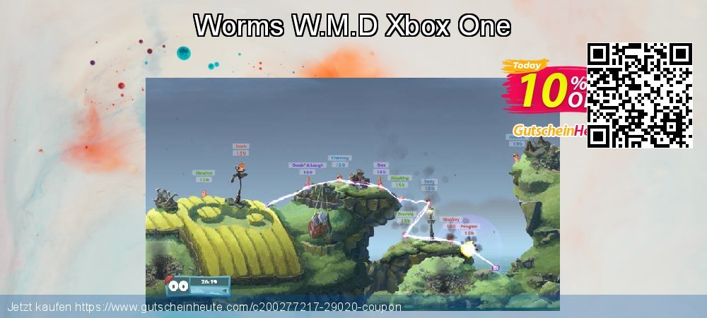 Worms W.M.D Xbox One erstaunlich Rabatt Bildschirmfoto
