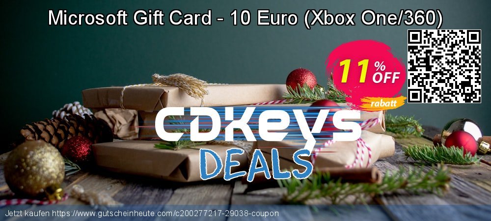 Microsoft Gift Card - 10 Euro - Xbox One/360  umwerfende Ermäßigungen Bildschirmfoto