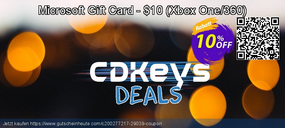 Microsoft Gift Card - $10 - Xbox One/360  umwerfenden Preisnachlässe Bildschirmfoto