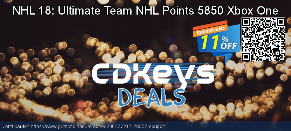 NHL 18: Ultimate Team NHL Points 5850 Xbox One super Angebote Bildschirmfoto