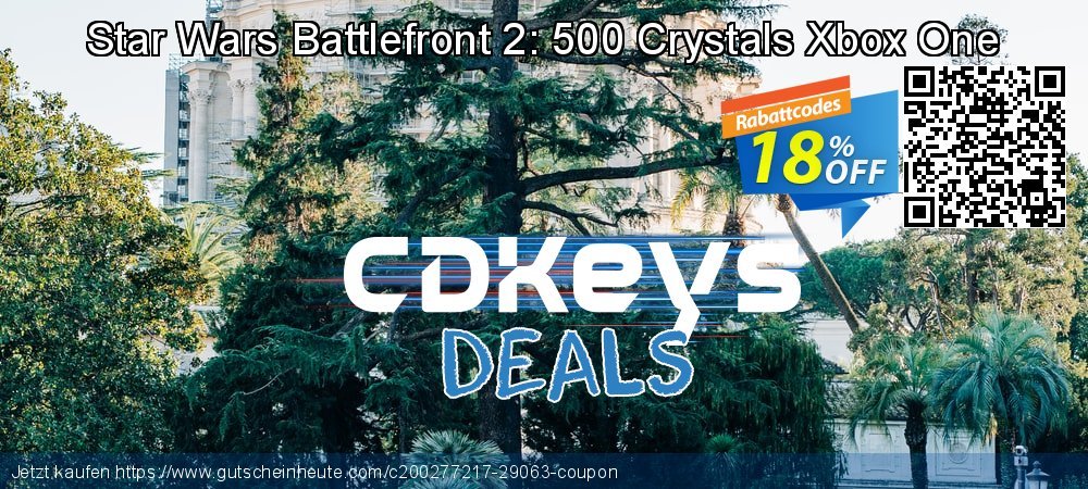 Star Wars Battlefront 2: 500 Crystals Xbox One verwunderlich Verkaufsförderung Bildschirmfoto