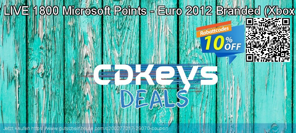 Xbox LIVE 1800 Microsoft Points - Euro 2012 Branded - Xbox 360  umwerfenden Sale Aktionen Bildschirmfoto