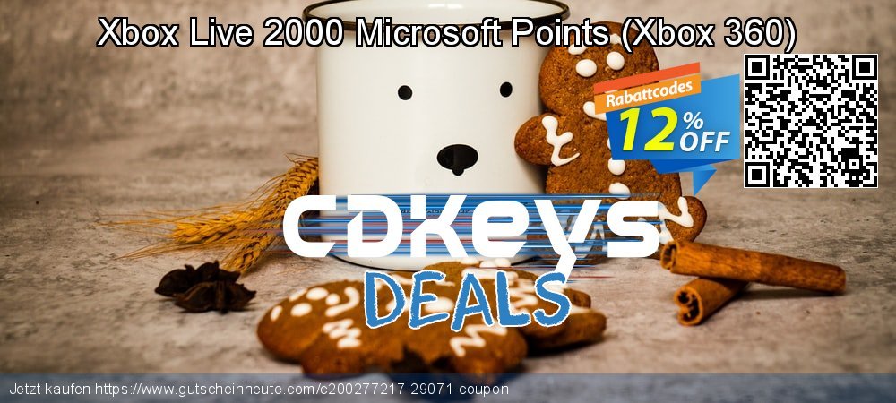 Xbox Live 2000 Microsoft Points - Xbox 360  geniale Rabatt Bildschirmfoto