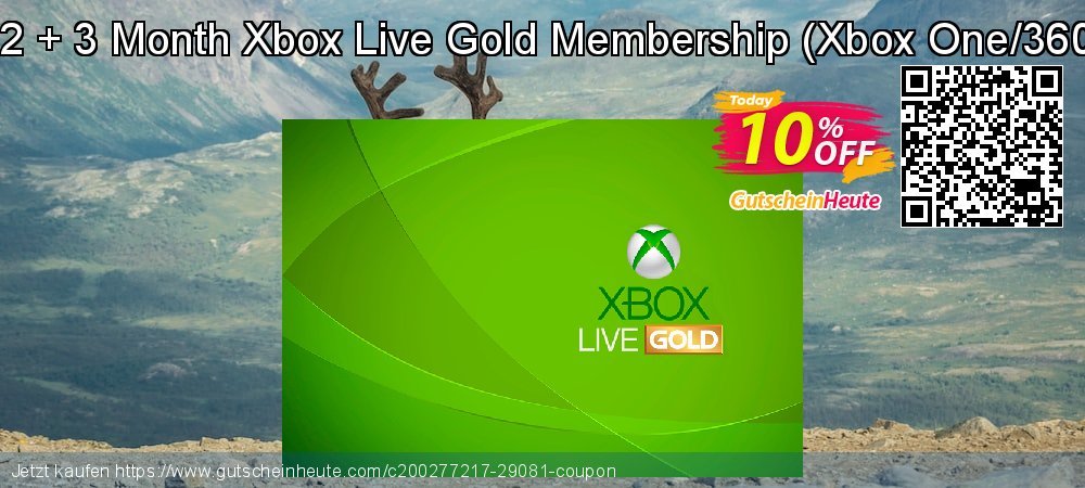 12 + 3 Month Xbox Live Gold Membership - Xbox One/360  Sonderangebote Ausverkauf Bildschirmfoto