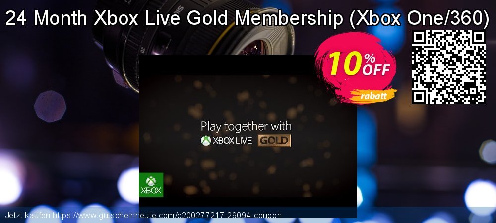 24 Month Xbox Live Gold Membership - Xbox One/360  verwunderlich Diskont Bildschirmfoto