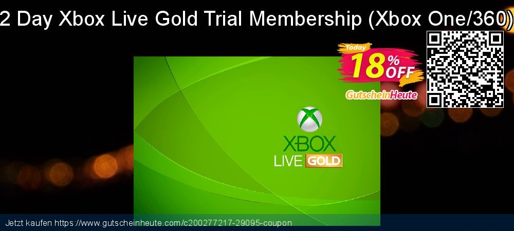 2 Day Xbox Live Gold Trial Membership - Xbox One/360  toll Ermäßigung Bildschirmfoto