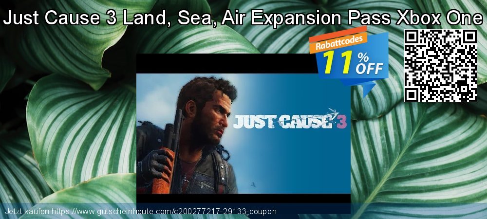 Just Cause 3 Land, Sea, Air Expansion Pass Xbox One geniale Außendienst-Promotions Bildschirmfoto
