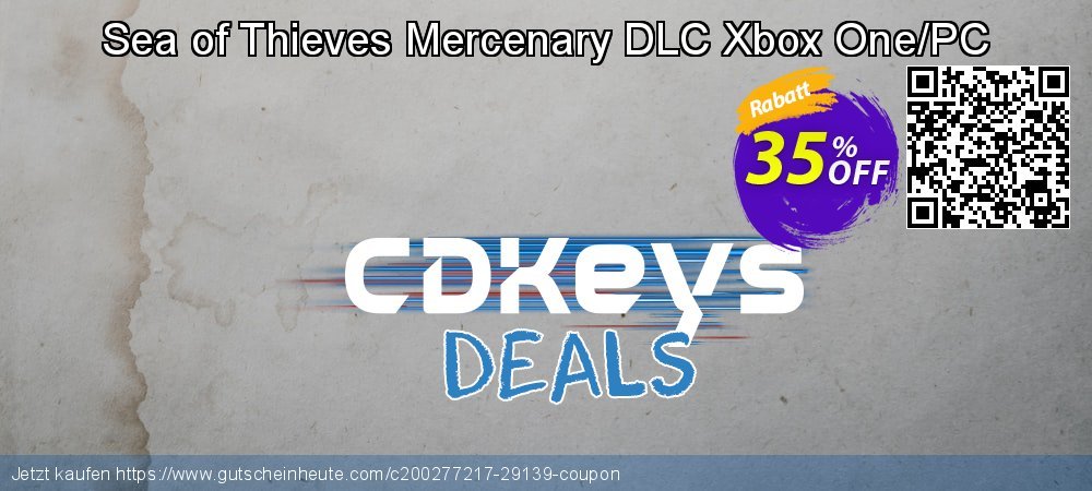 Sea of Thieves Mercenary DLC Xbox One/PC uneingeschränkt Rabatt Bildschirmfoto