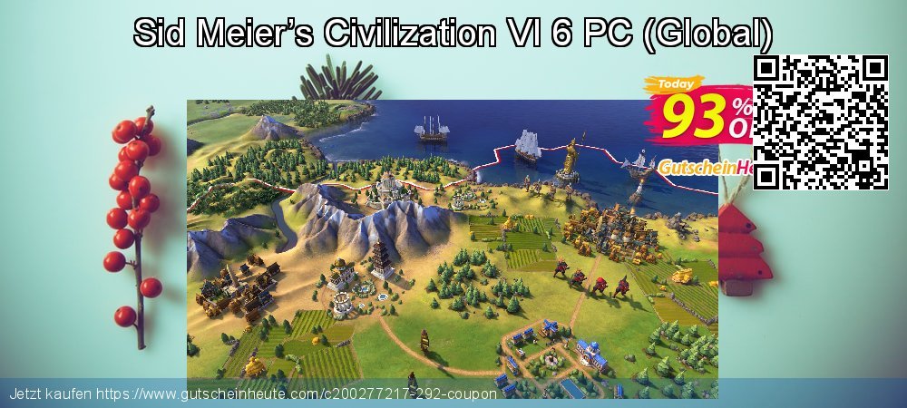 Sid Meier’s Civilization VI 6 PC - Global  genial Promotionsangebot Bildschirmfoto