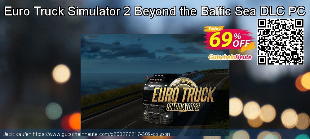 Euro Truck Simulator 2 Beyond the Baltic Sea DLC PC verblüffend Promotionsangebot Bildschirmfoto