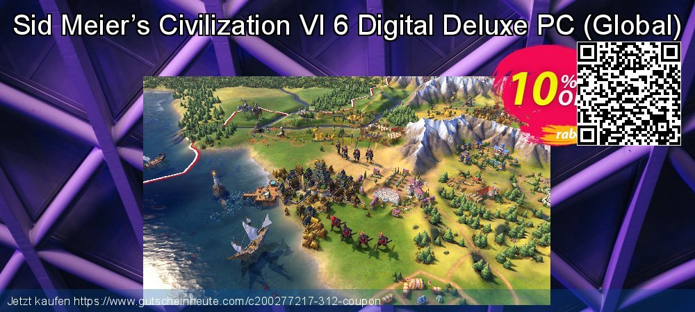 Sid Meier’s Civilization VI 6 Digital Deluxe PC - Global  formidable Ermäßigung Bildschirmfoto