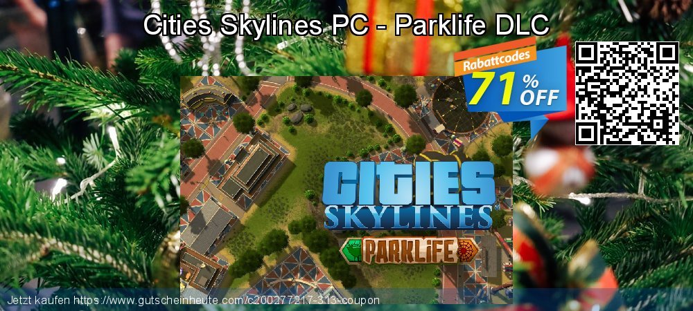 Cities Skylines PC - Parklife DLC verwunderlich Disagio Bildschirmfoto