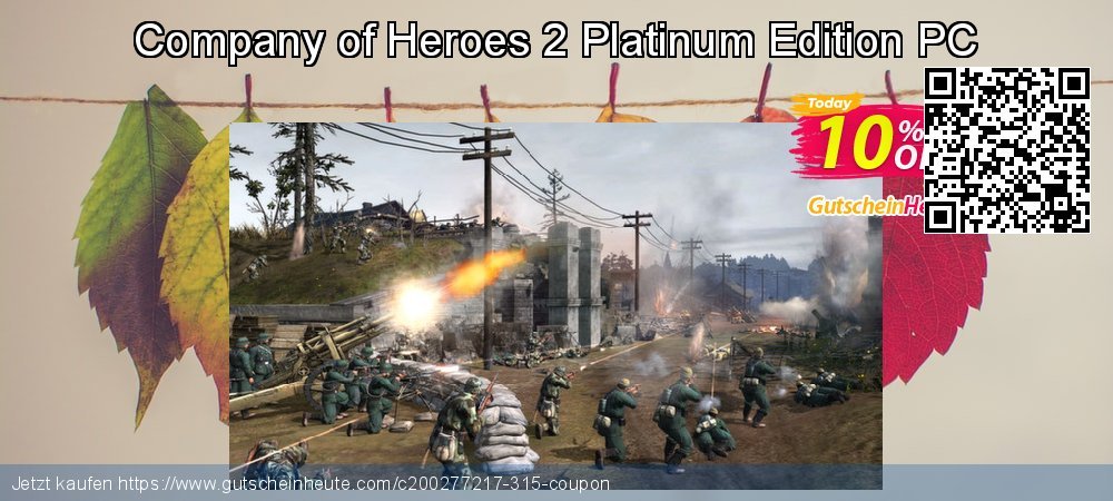 Company of Heroes 2 Platinum Edition PC Exzellent Ausverkauf Bildschirmfoto