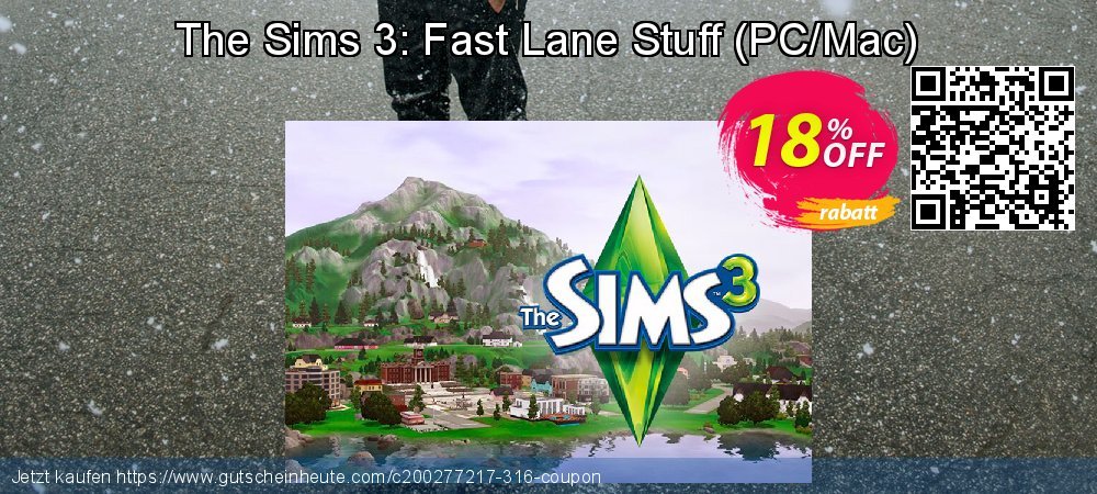 The Sims 3: Fast Lane Stuff - PC/Mac  beeindruckend Außendienst-Promotions Bildschirmfoto