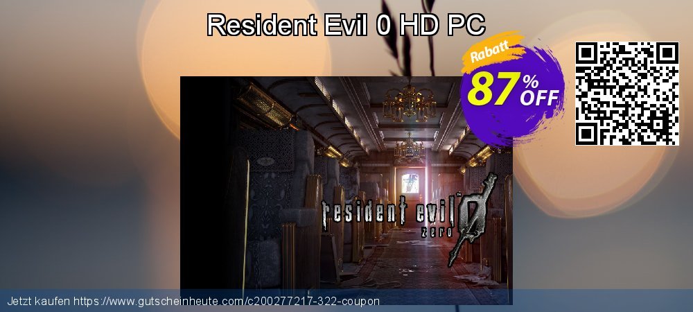 Resident Evil 0 HD PC aufregende Rabatt Bildschirmfoto