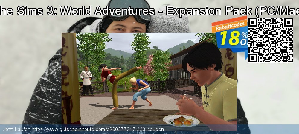 The Sims 3: World Adventures - Expansion Pack - PC/Mac  unglaublich Außendienst-Promotions Bildschirmfoto