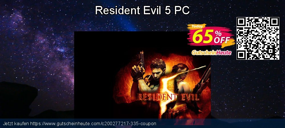Resident Evil 5 PC großartig Preisnachlass Bildschirmfoto