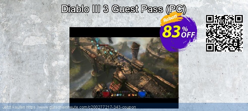 Diablo III 3 Guest Pass - PC  formidable Promotionsangebot Bildschirmfoto