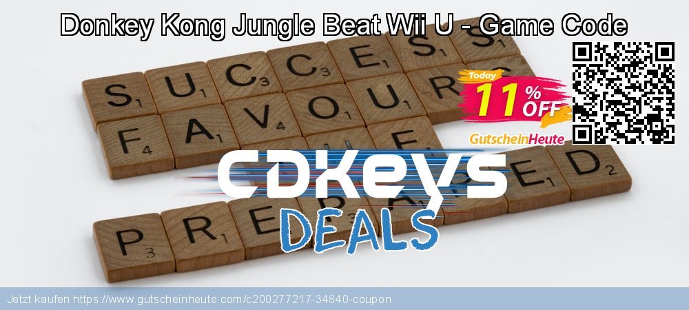 Donkey Kong Jungle Beat Wii U - Game Code spitze Diskont Bildschirmfoto