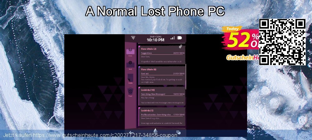 A Normal Lost Phone PC verblüffend Nachlass Bildschirmfoto