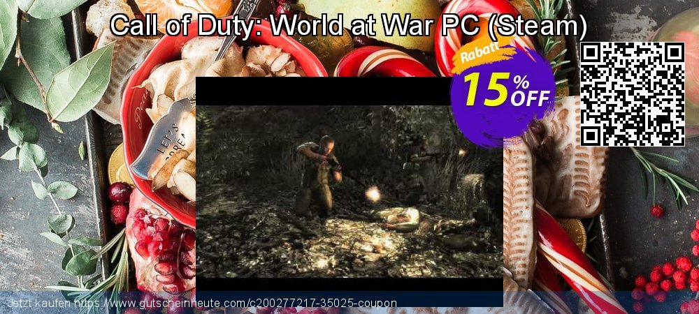 Call of Duty: World at War PC - Steam  genial Promotionsangebot Bildschirmfoto