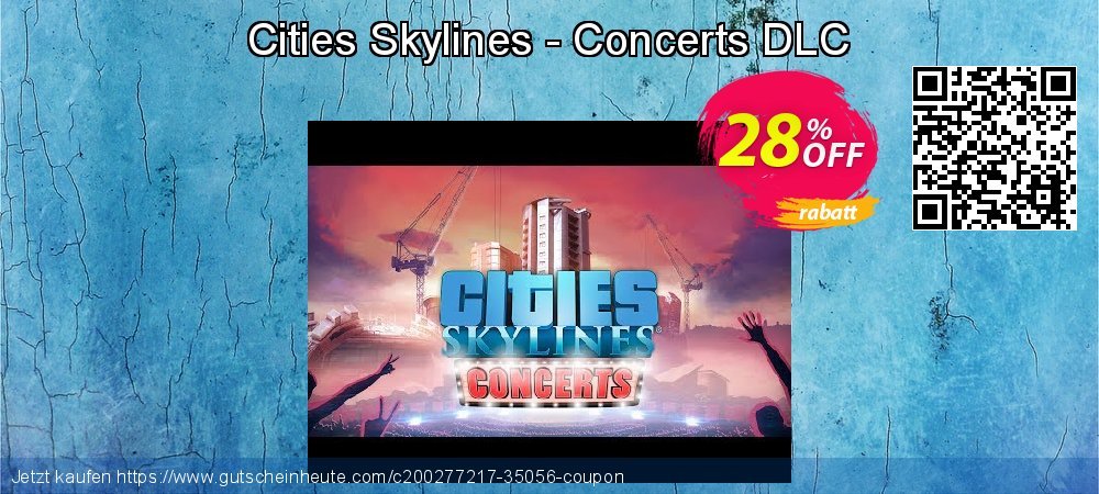 Cities Skylines - Concerts DLC genial Ermäßigungen Bildschirmfoto