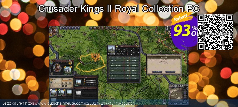 Crusader Kings II Royal Collection PC geniale Ausverkauf Bildschirmfoto