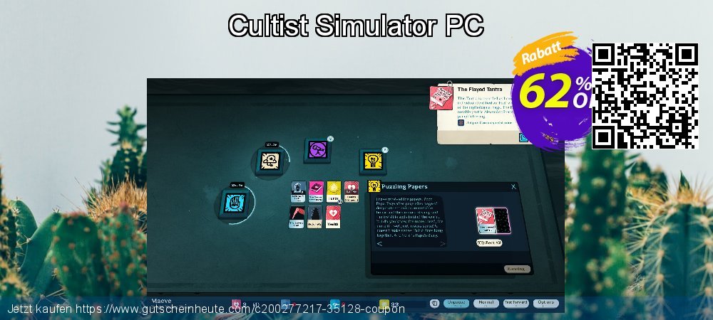 Cultist Simulator PC unglaublich Nachlass Bildschirmfoto