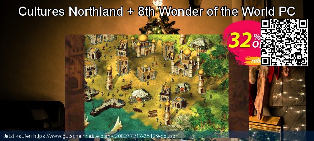 Cultures Northland + 8th Wonder of the World PC fantastisch Diskont Bildschirmfoto