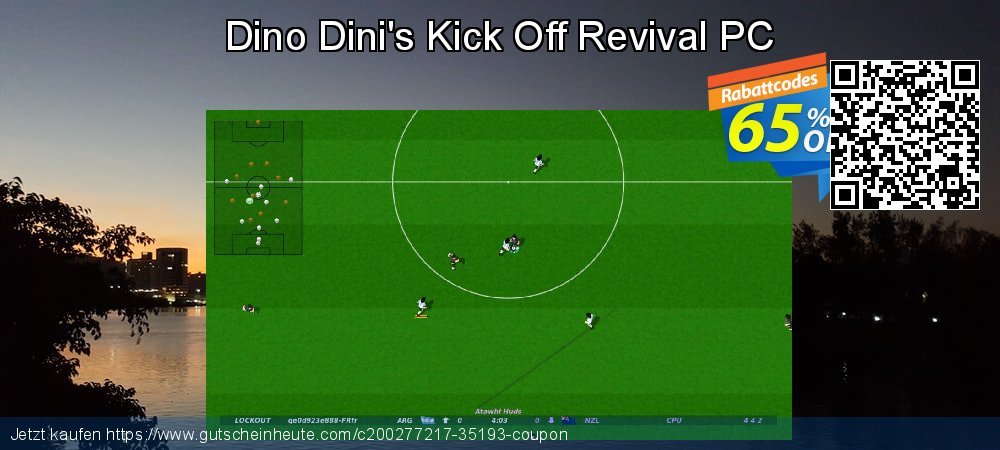 Dino Dini&#039;s Kick Off Revival PC wunderbar Preisnachlässe Bildschirmfoto