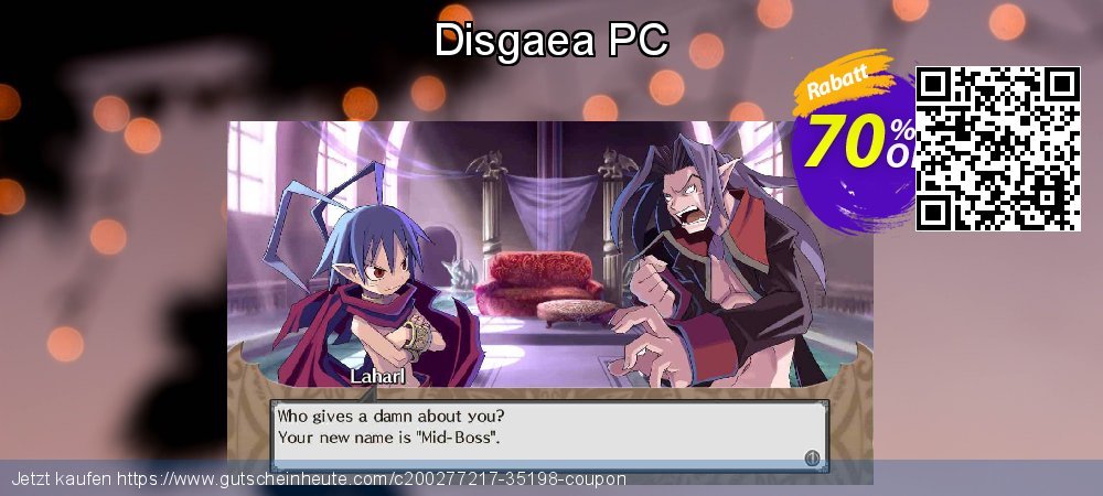 Disgaea PC wundervoll Ermäßigung Bildschirmfoto