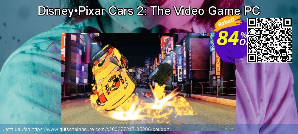 Disney•Pixar Cars 2: The Video Game PC aufregenden Beförderung Bildschirmfoto