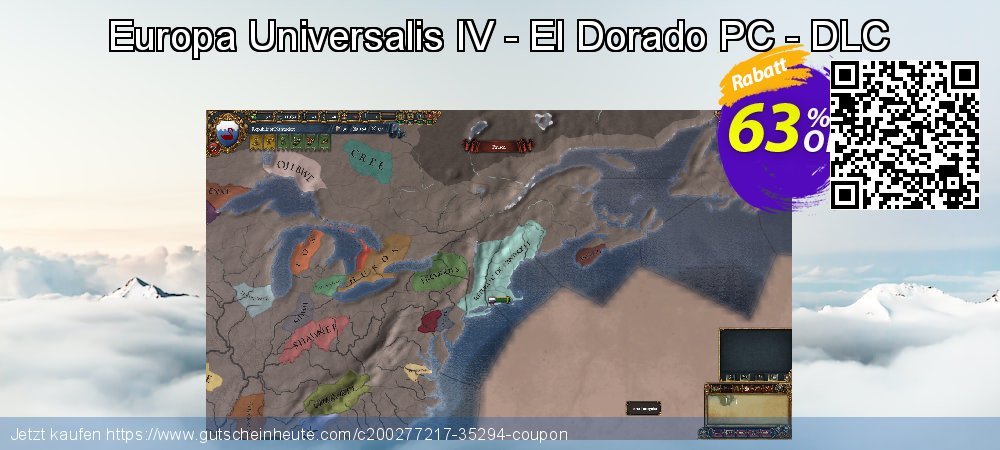 Europa Universalis IV - El Dorado PC - DLC verwunderlich Ermäßigungen Bildschirmfoto