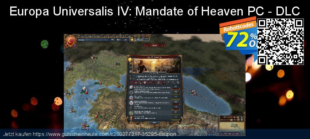 Europa Universalis IV: Mandate of Heaven PC - DLC toll Preisnachlässe Bildschirmfoto