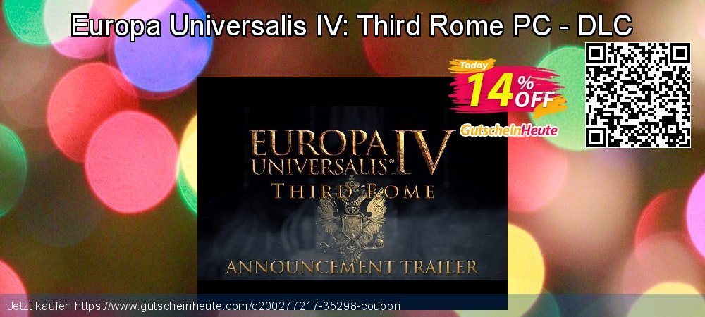 Europa Universalis IV: Third Rome PC - DLC faszinierende Nachlass Bildschirmfoto