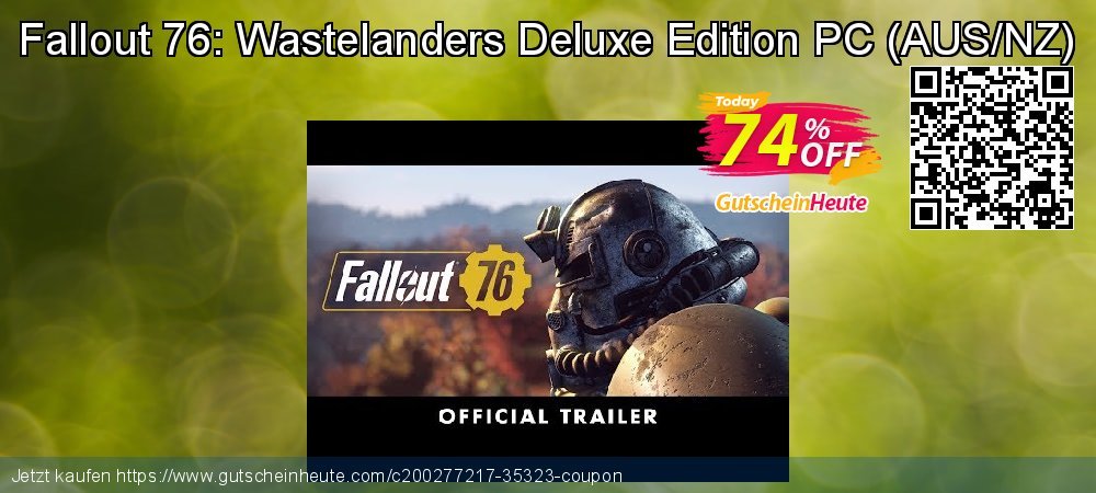 Fallout 76: Wastelanders Deluxe Edition PC - AUS/NZ  überraschend Preisnachlass Bildschirmfoto
