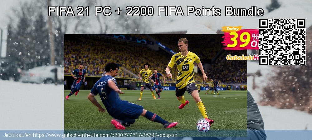 FIFA 21 PC + 2200 FIFA Points Bundle Sonderangebote Sale Aktionen Bildschirmfoto