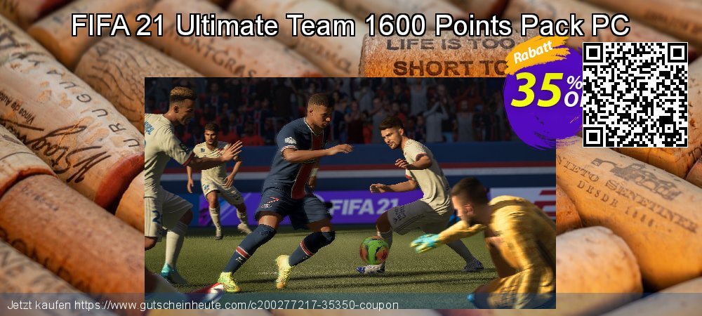 FIFA 21 Ultimate Team 1600 Points Pack PC super Diskont Bildschirmfoto