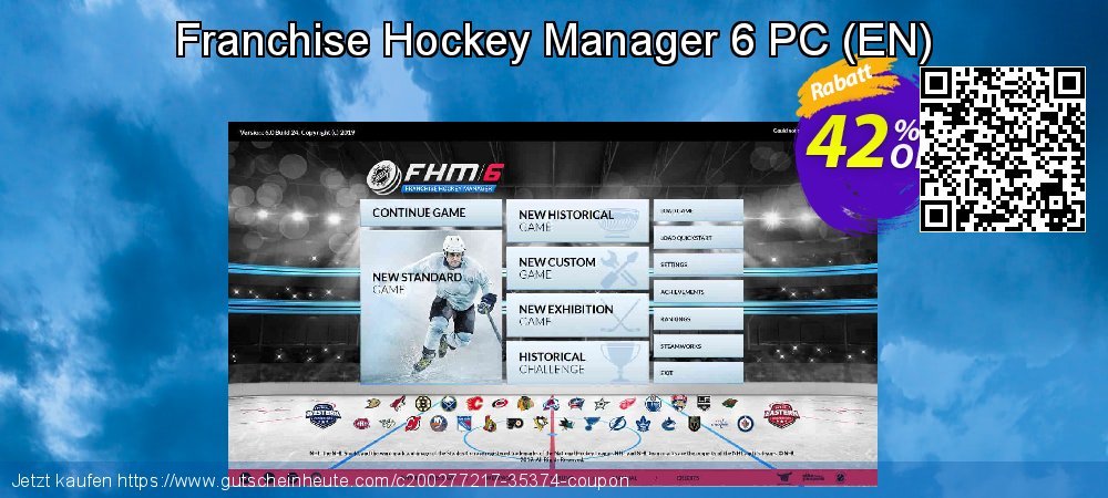Franchise Hockey Manager 6 PC - EN  Sonderangebote Preisnachlass Bildschirmfoto