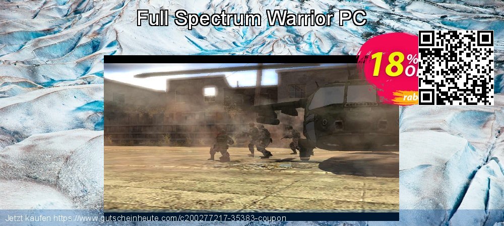 Full Spectrum Warrior PC verblüffend Nachlass Bildschirmfoto