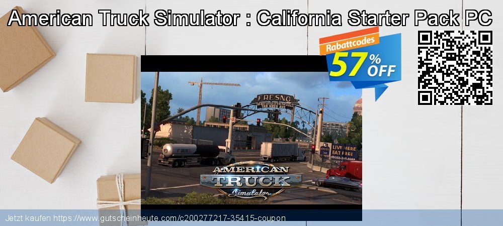 American Truck Simulator : California Starter Pack PC wundervoll Angebote Bildschirmfoto