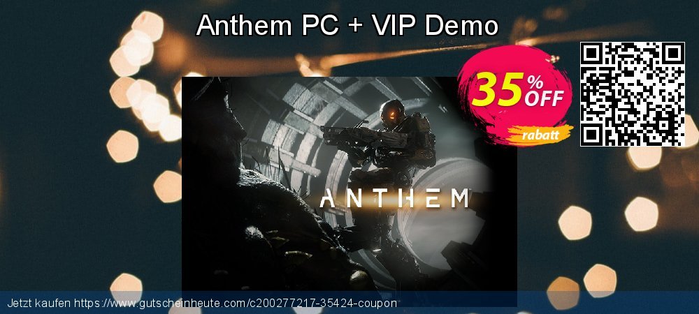 Anthem PC + VIP Demo umwerfende Preisreduzierung Bildschirmfoto