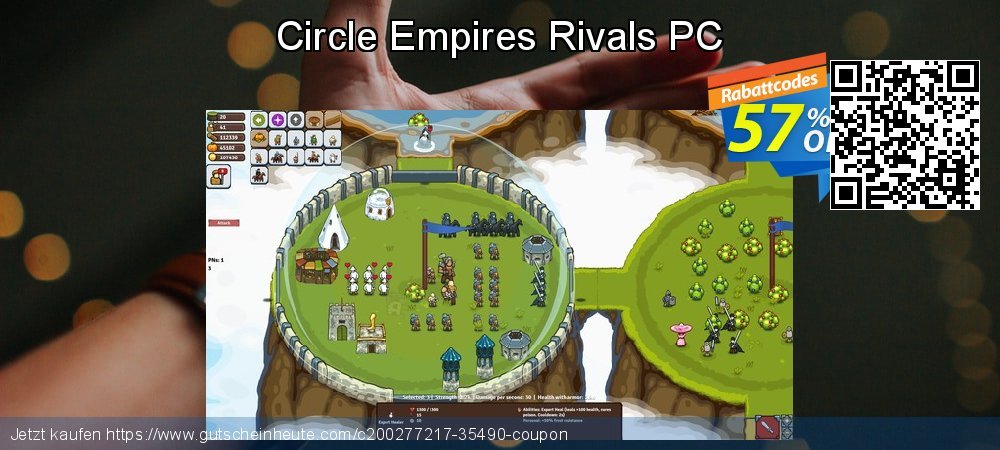 Circle Empires Rivals PC genial Ausverkauf Bildschirmfoto