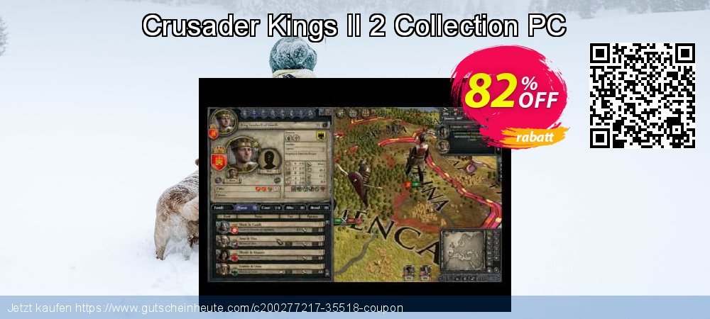 Crusader Kings II 2 Collection PC umwerfenden Promotionsangebot Bildschirmfoto