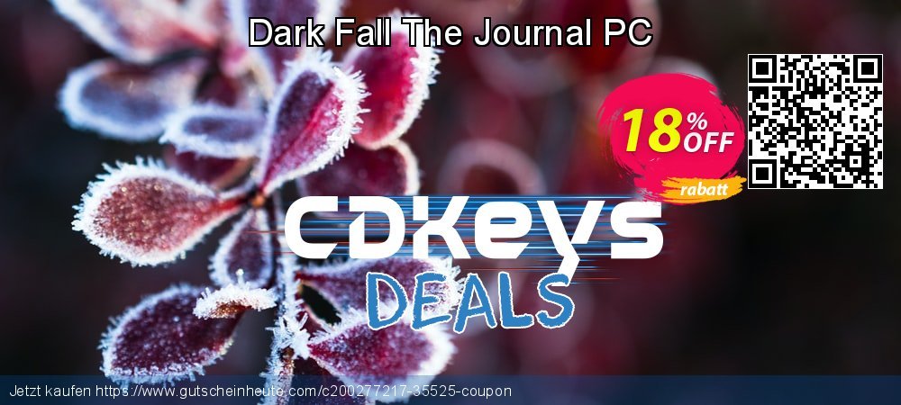 Dark Fall The Journal PC uneingeschränkt Außendienst-Promotions Bildschirmfoto