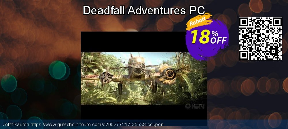 Deadfall Adventures PC verblüffend Ermäßigung Bildschirmfoto