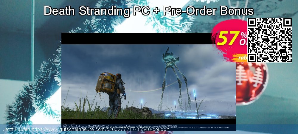 Death Stranding PC + Pre-Order Bonus überraschend Verkaufsförderung Bildschirmfoto