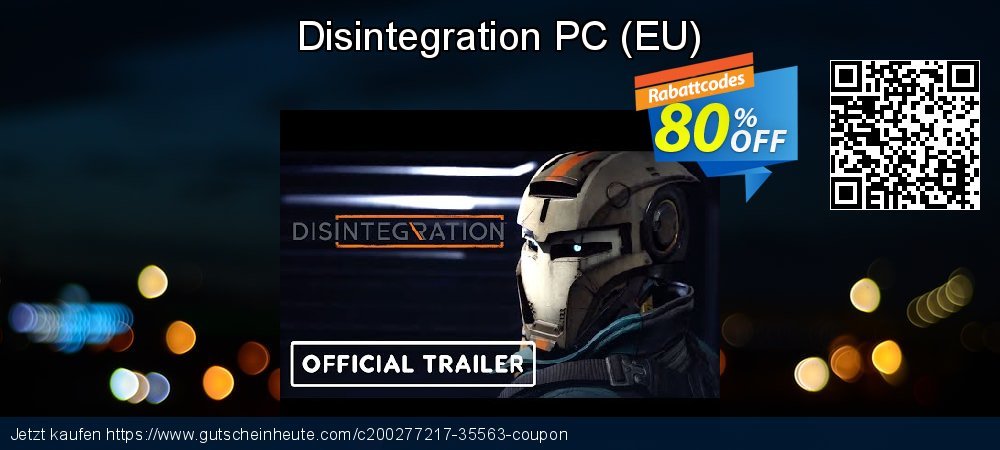 Disintegration PC - EU  fantastisch Beförderung Bildschirmfoto