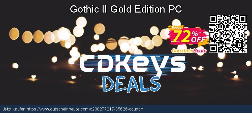 Gothic II Gold Edition PC großartig Ausverkauf Bildschirmfoto