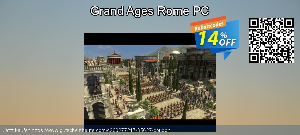 Grand Ages Rome PC wunderbar Außendienst-Promotions Bildschirmfoto